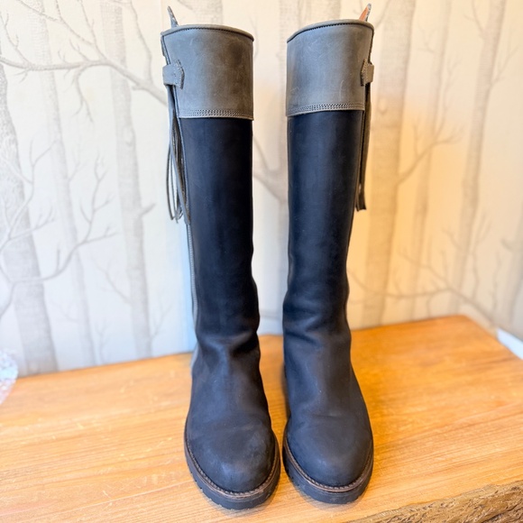 Penelope Chilvers Long Tassel Boots Slate  EU Size 37/ US 6 - Picture 3 of 10